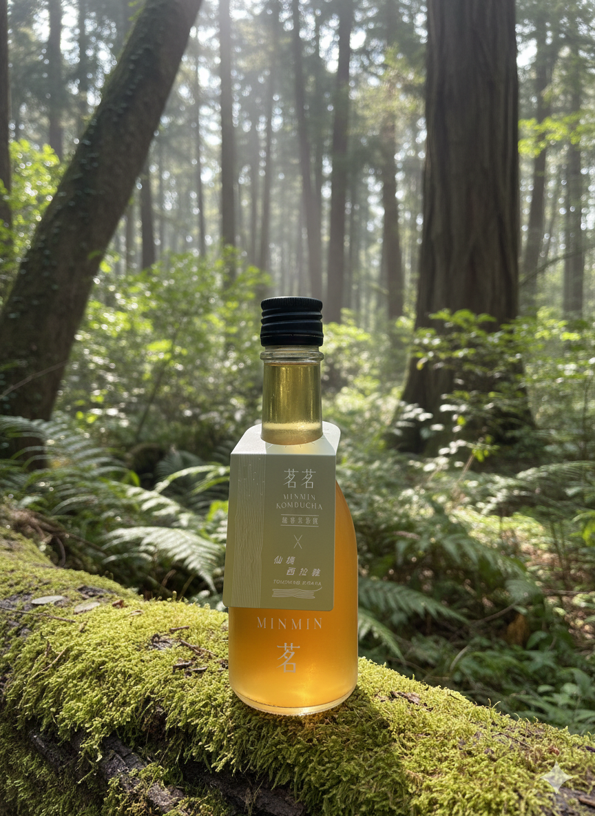 茗茗康普茶香檳 Lite| 西拉雅聯名系列