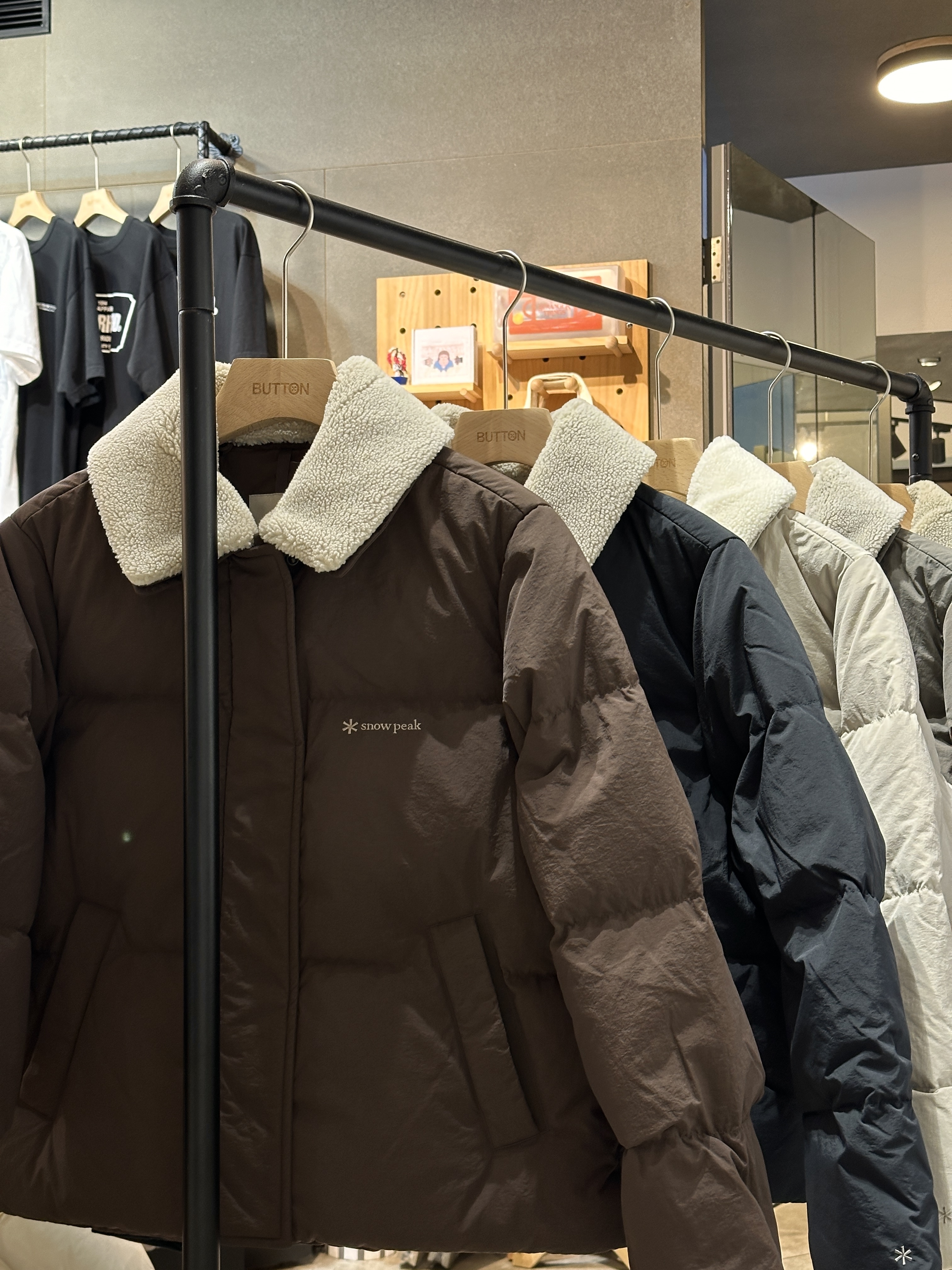 【現貨】snow peak Women Collar Boucle Neck Heavy Down Jacket 女款 羊毛領 羽絨外套 領子可拆 S25WWGDJ57