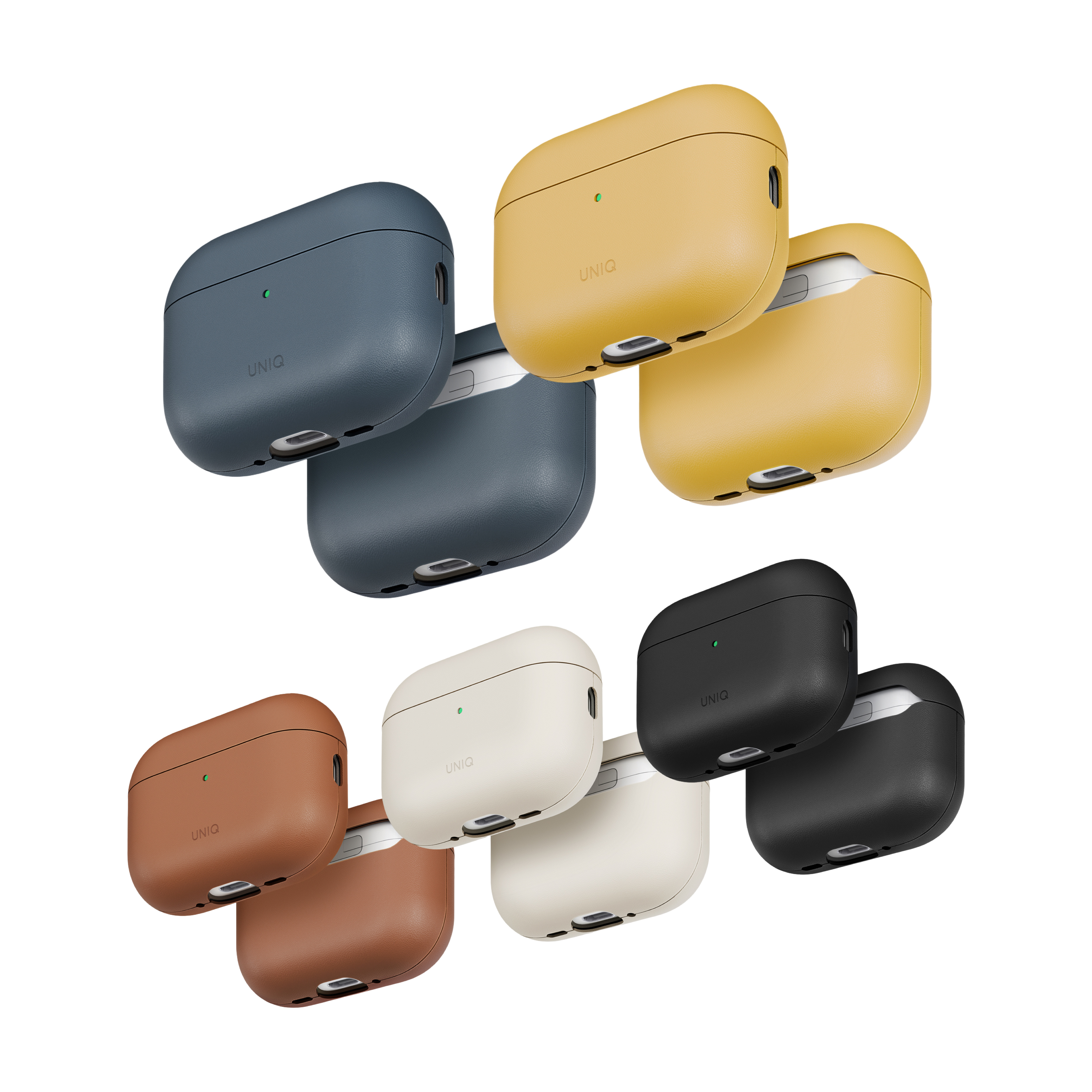 UNIQ AirPods Pro 3 Lyden Vex 高級人造皮革保護殼