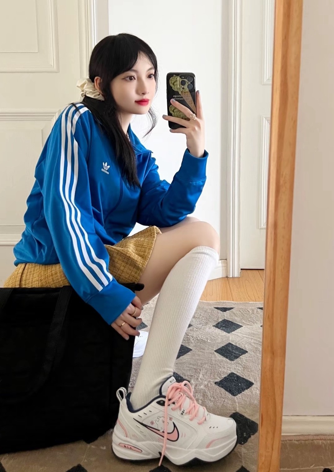 【Pre-Order】Adidas Originals Adicolor Firebird Track Jacket “Blue / White”｜Retro Trefoil Sportswear｜Style IP0603