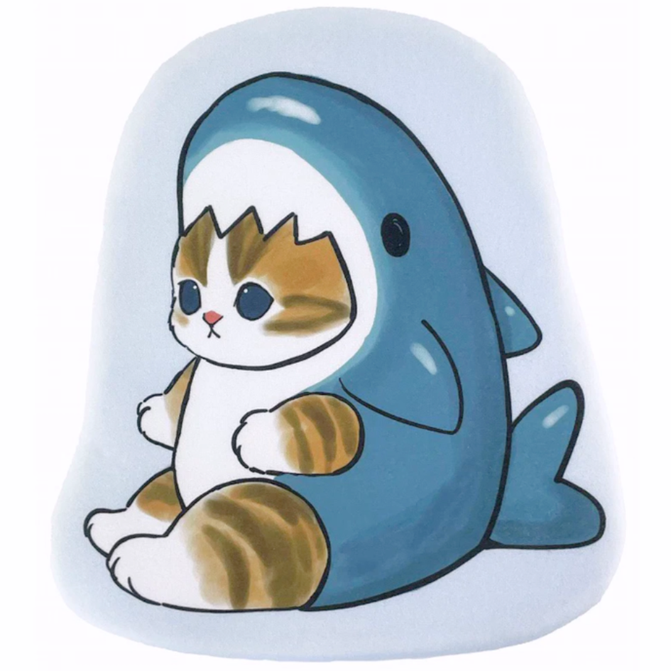 日本進口-Mofusand 鯊魚貓咪冰袋 保冷劑(平行進口)