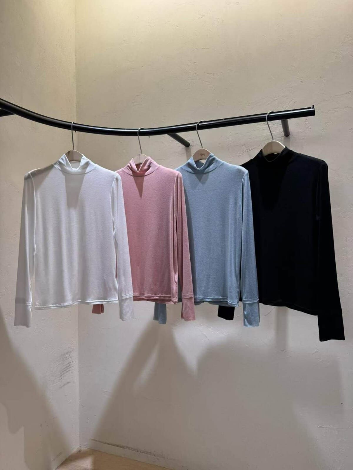 WJ5160 薄款百搭高領上衣