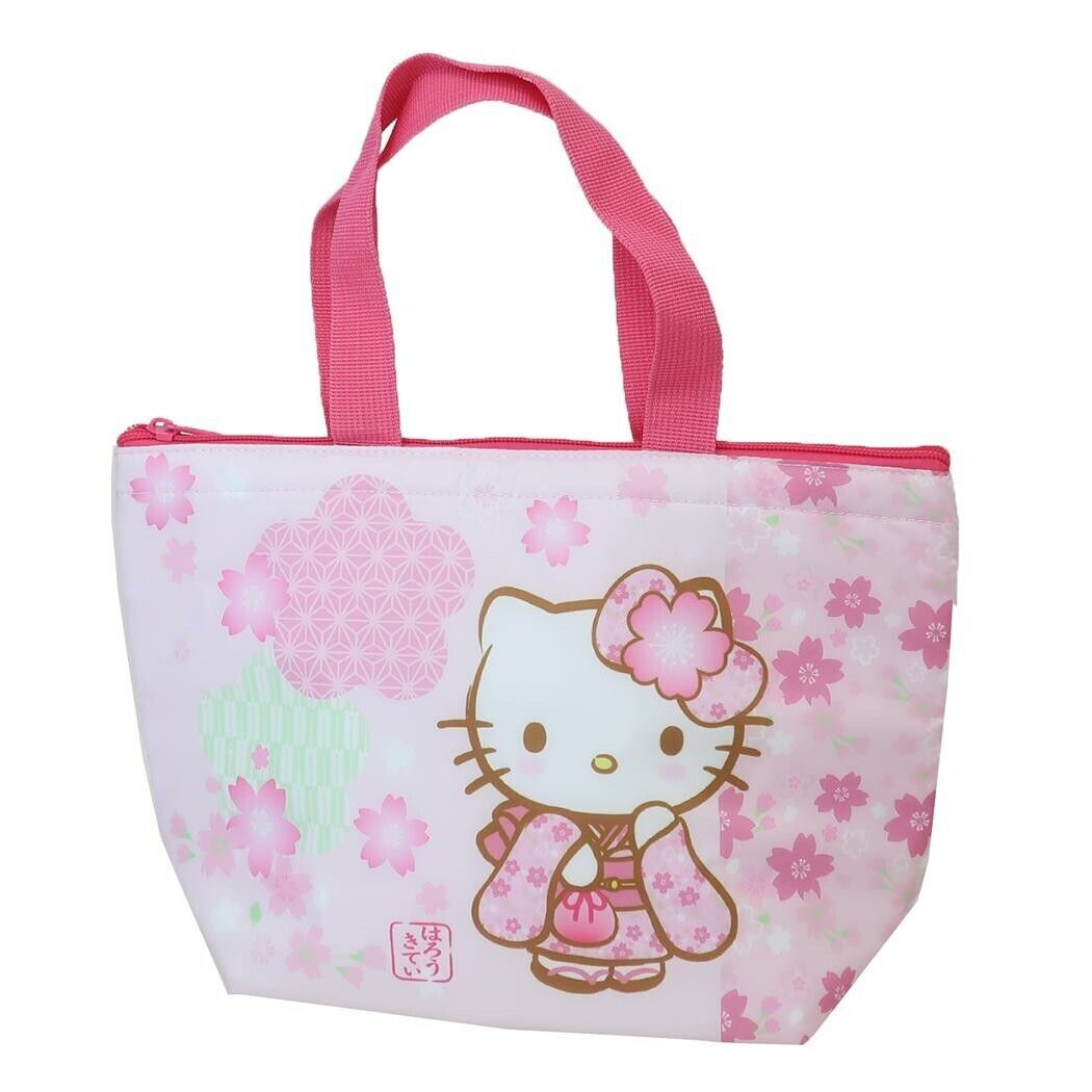 Hello Kitty和服保溫午餐袋 [平行進口]