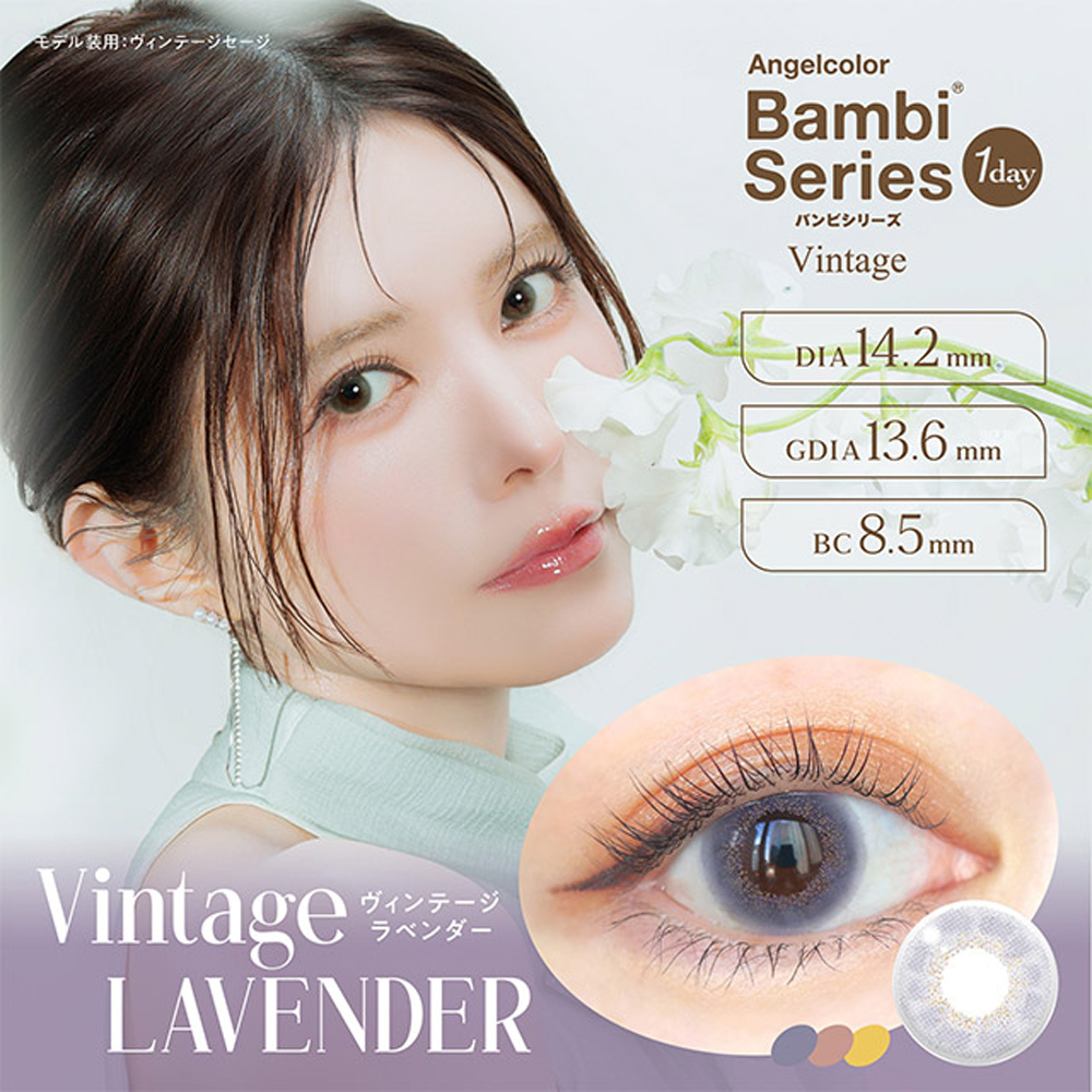 Angelcolor Bambi Series 斑比 Vintage1 Day 美瞳 彩色 日拋 隱形眼鏡 10片