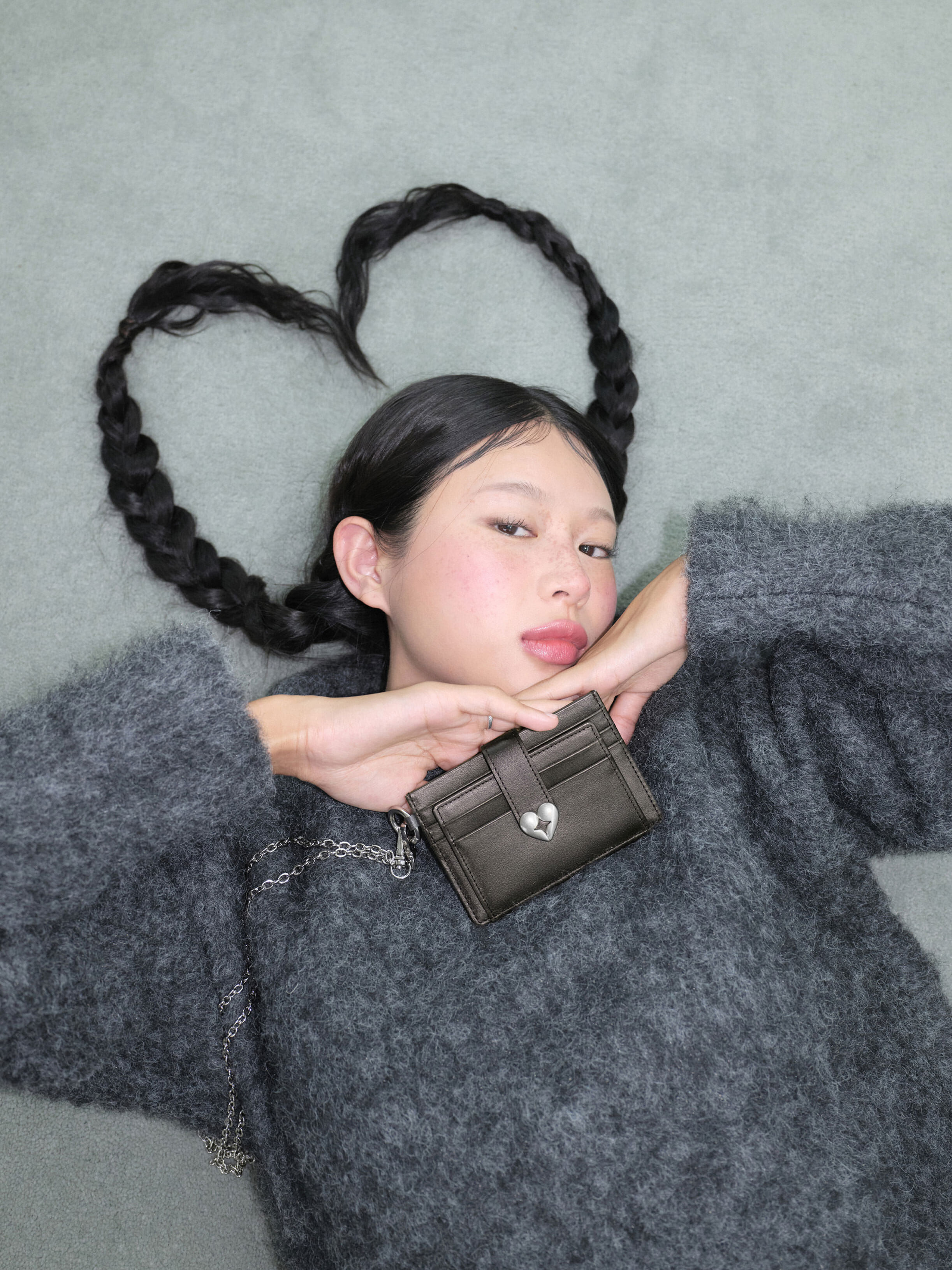 fennec - HEARTY BRIDGE POCKET with O-RING (BROWN)