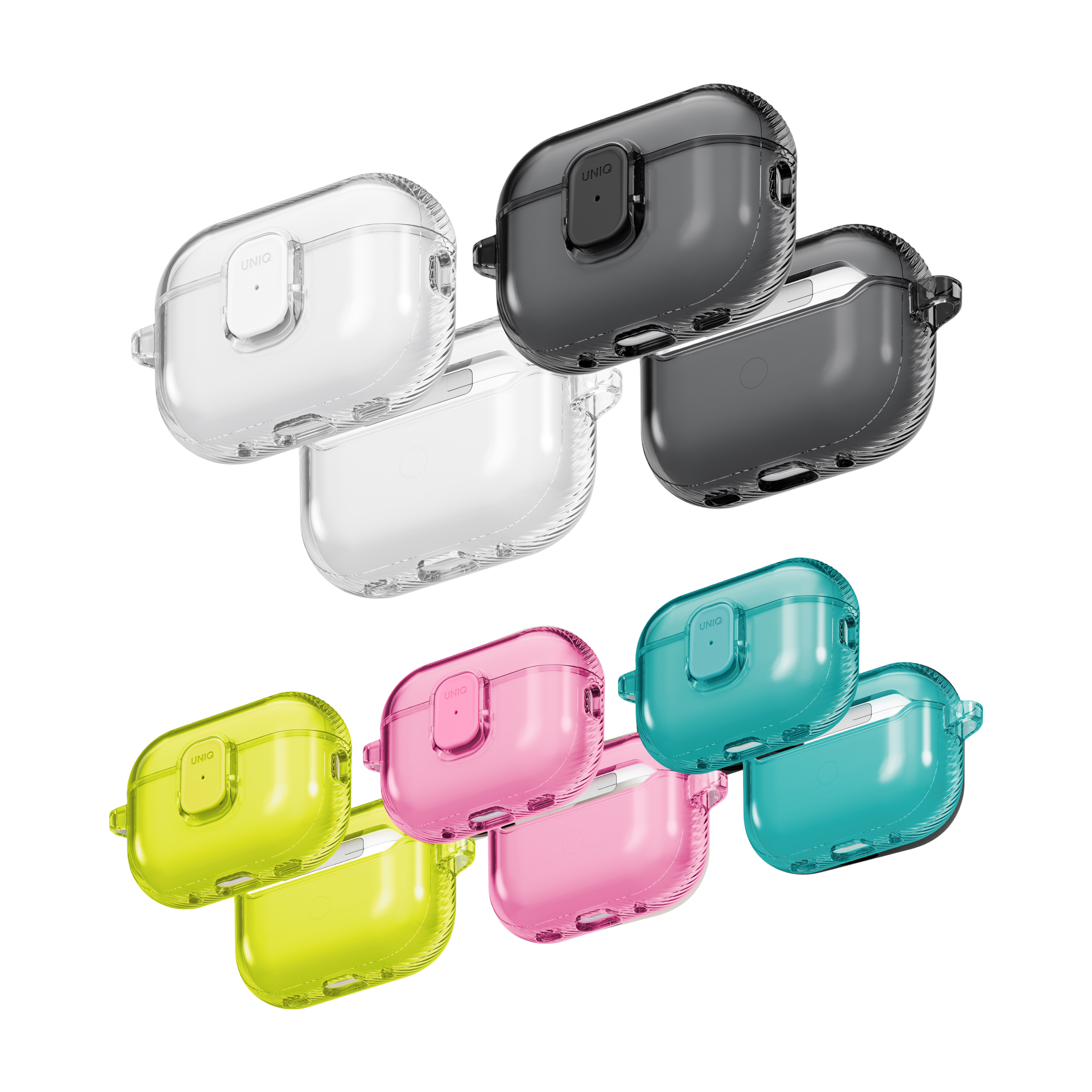 UNIQ AirPods Pro 3 Glase Pro 超透明鎖扣保護殼