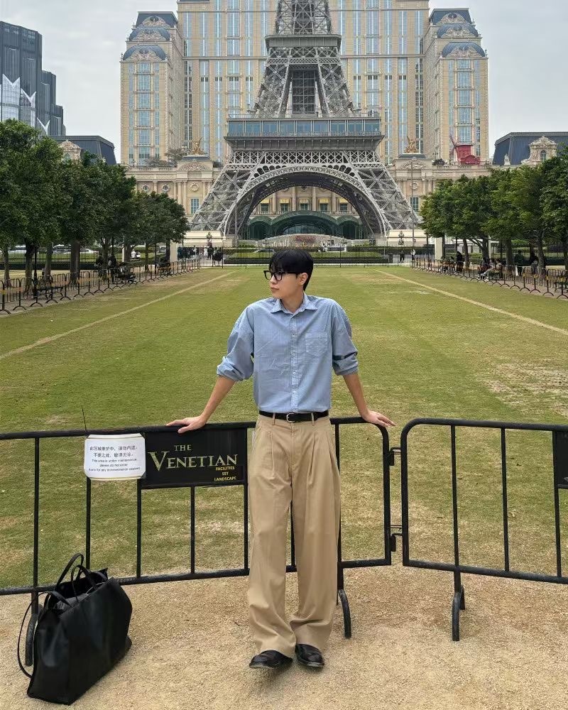 【預購】韓系打褶寬版西褲 高質感垂墜感長褲