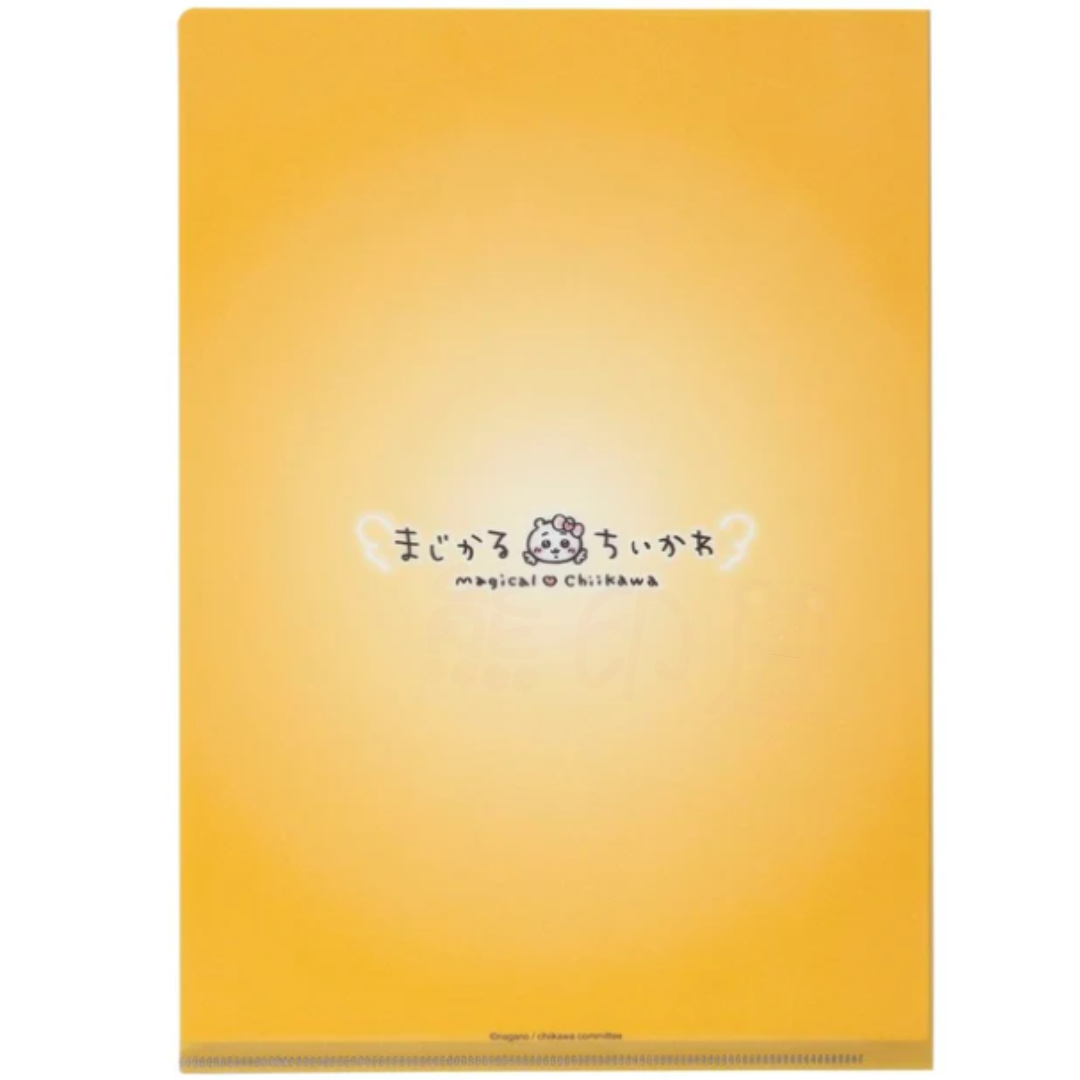 日本Chiikawa兔子彩繪玻璃風格A4 file 日本製