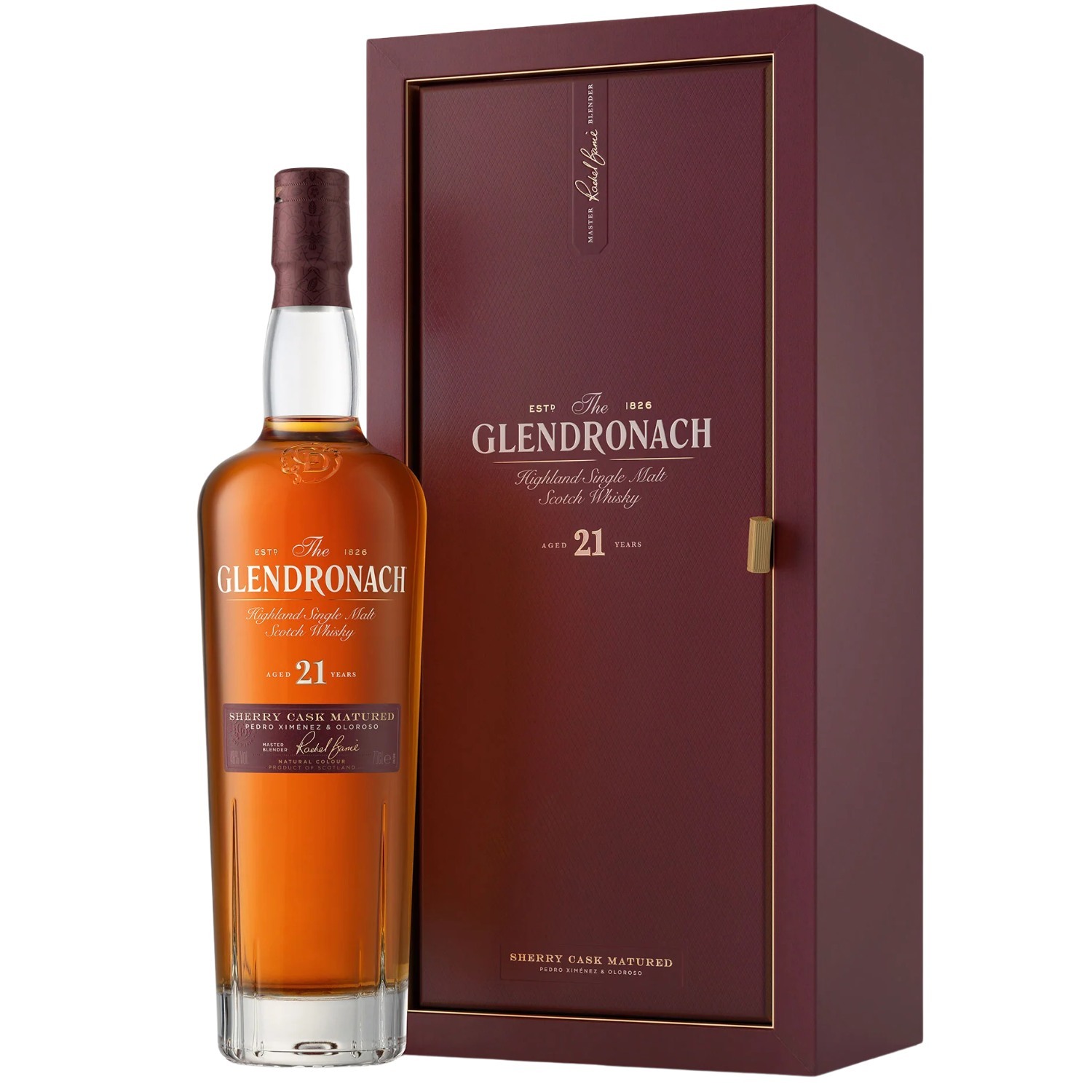 Glendronach 21 Year Old Sherry cask Matured Single Malt Whisky 700mL
