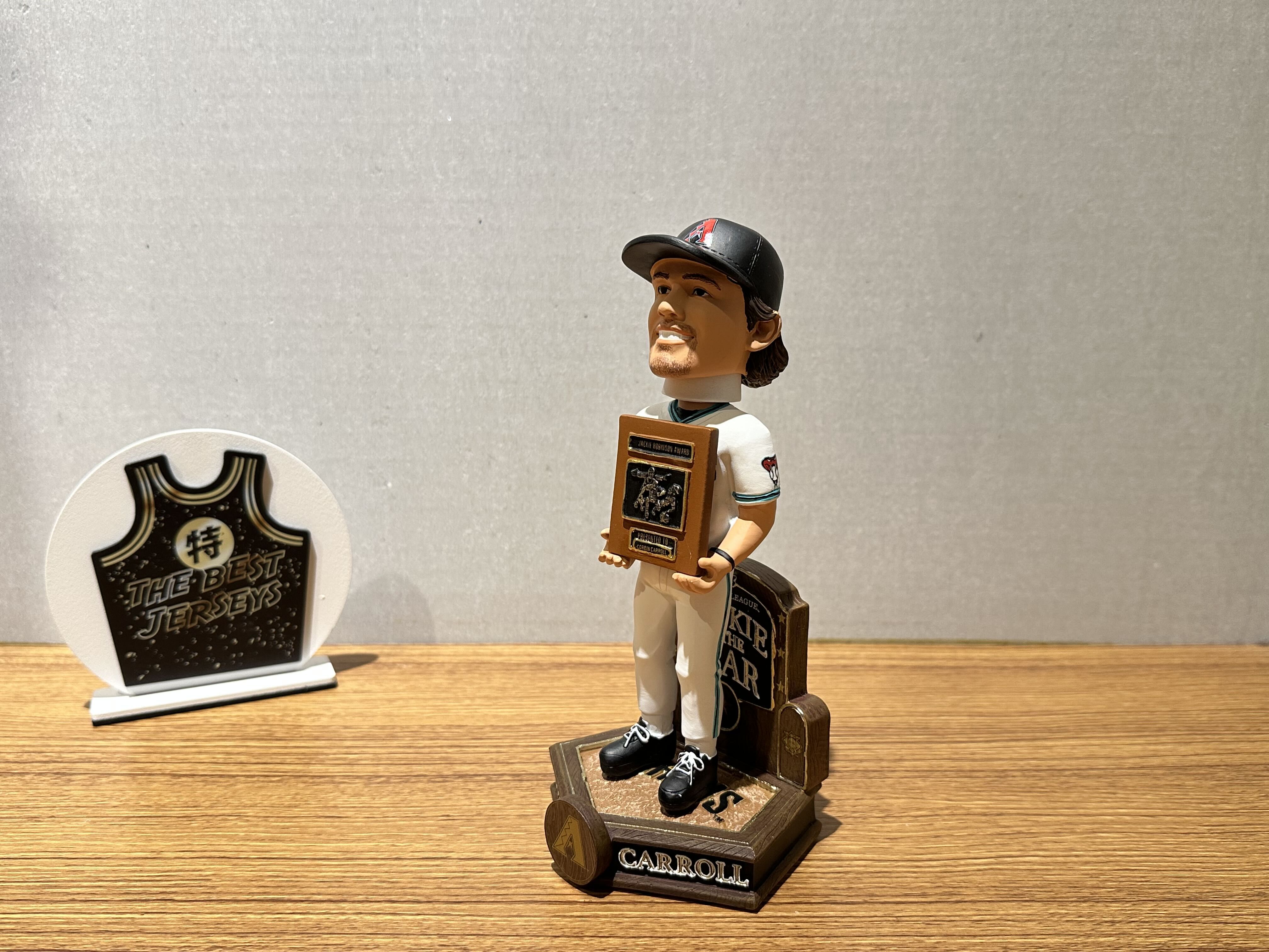 MLB公仔 Corbin Carroll Arizona Diamondbacks 亞利桑那響尾蛇 國聯新人王 卡仔 公仔 Foco Bobblehead 搖頭娃娃 全新含盒裝
