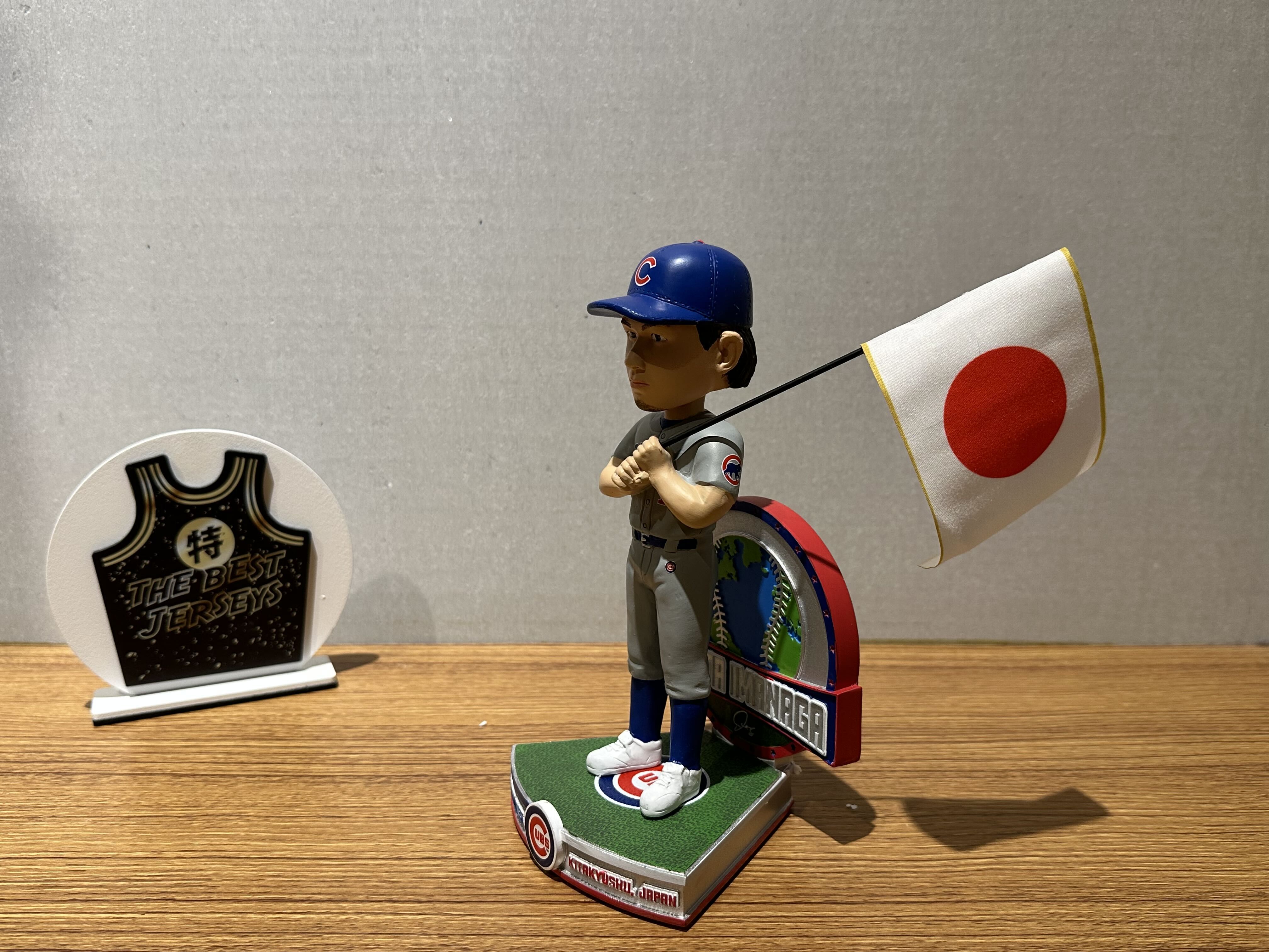 MLB公仔 Shota Imanaga Chicago Cubs 芝加哥小熊 今永昇太 日本國旗 公仔 Foco Bobblehead 搖頭娃娃 全新含盒裝
