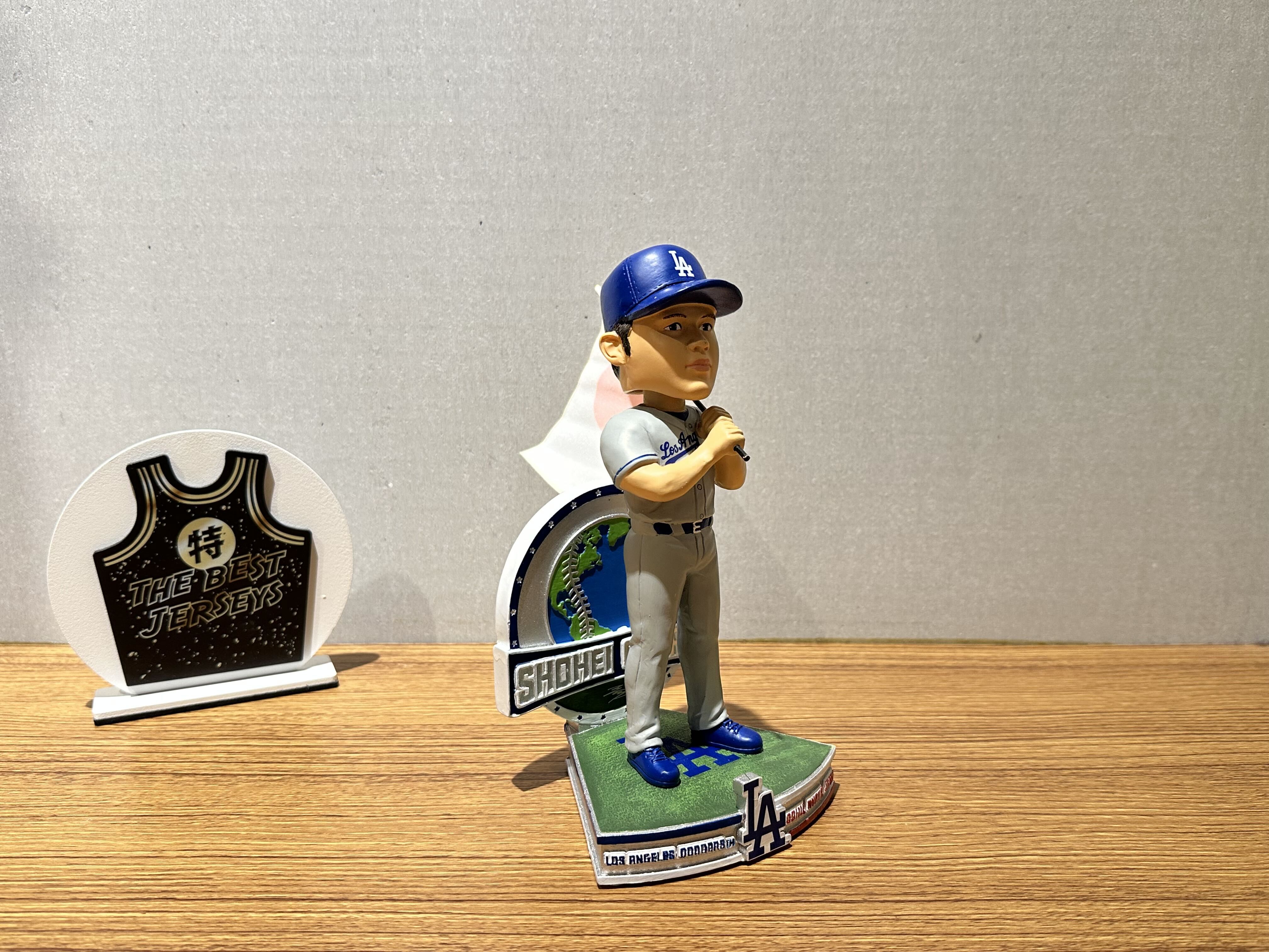 MLB公仔 Shohei Ohtani Los Angeles Dodgers 洛杉磯道奇 大谷翔平 日本國旗 公仔 Foco Bobblehead 搖頭娃娃 全新含盒裝