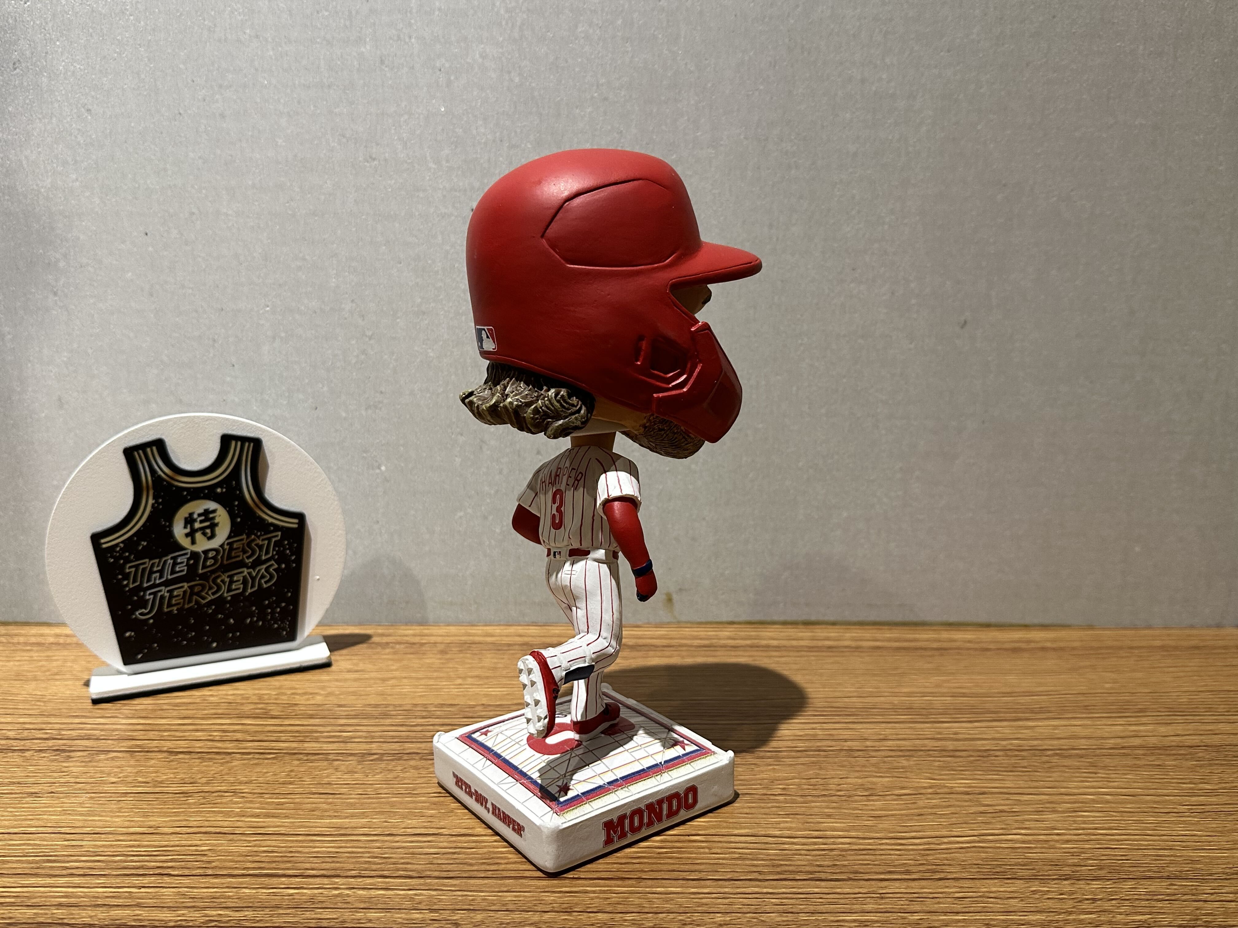MLB公仔 Bryce Harper Philadelphia Phillies 費城費城人 季後賽跑壘 怒視 大頭 公仔 Foco Bighead Bobblehead 搖頭娃娃 全新含盒裝