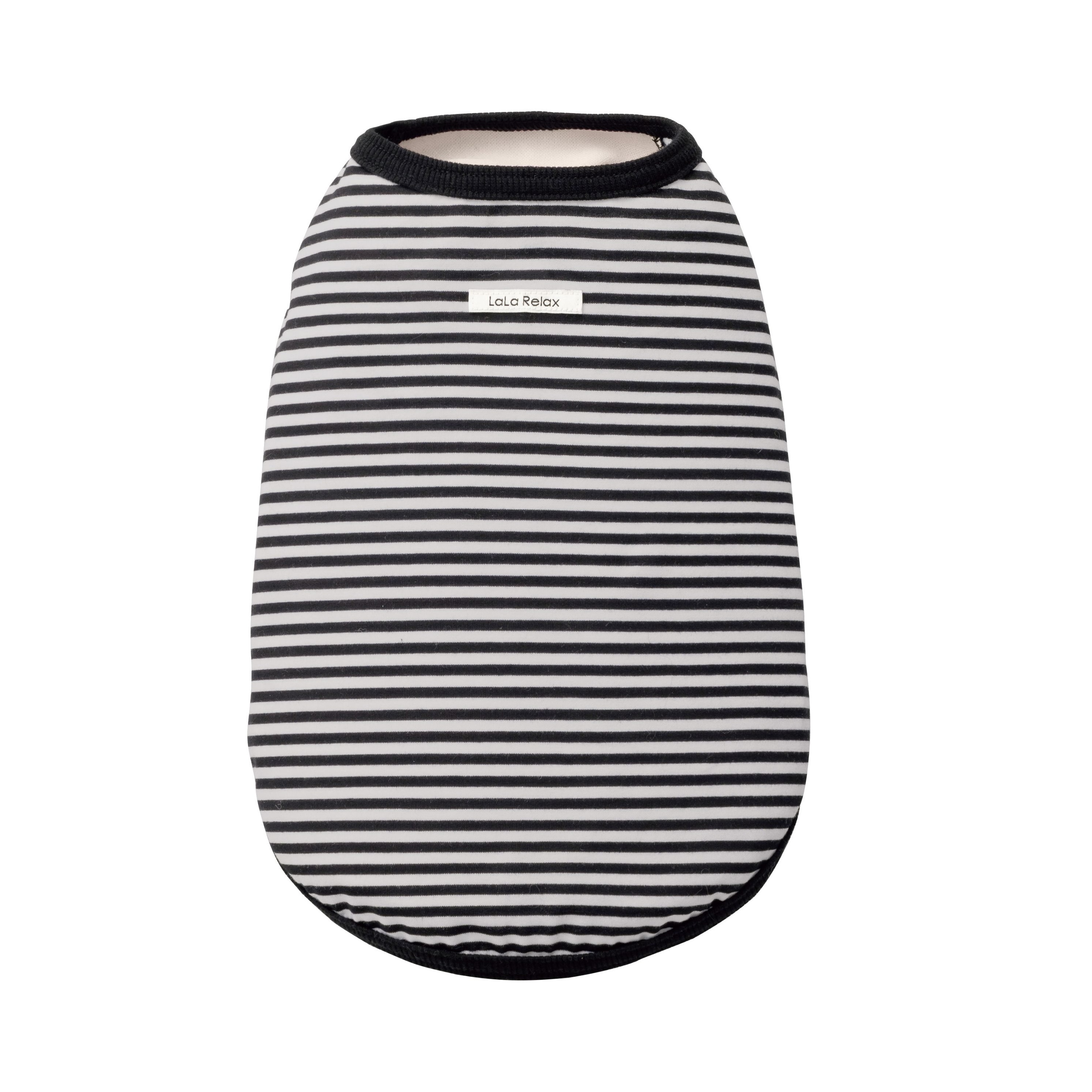 LaLa Relax 日本遠紅外線春夏輕薄條紋-灰×米 ｜SUMMER BORDER