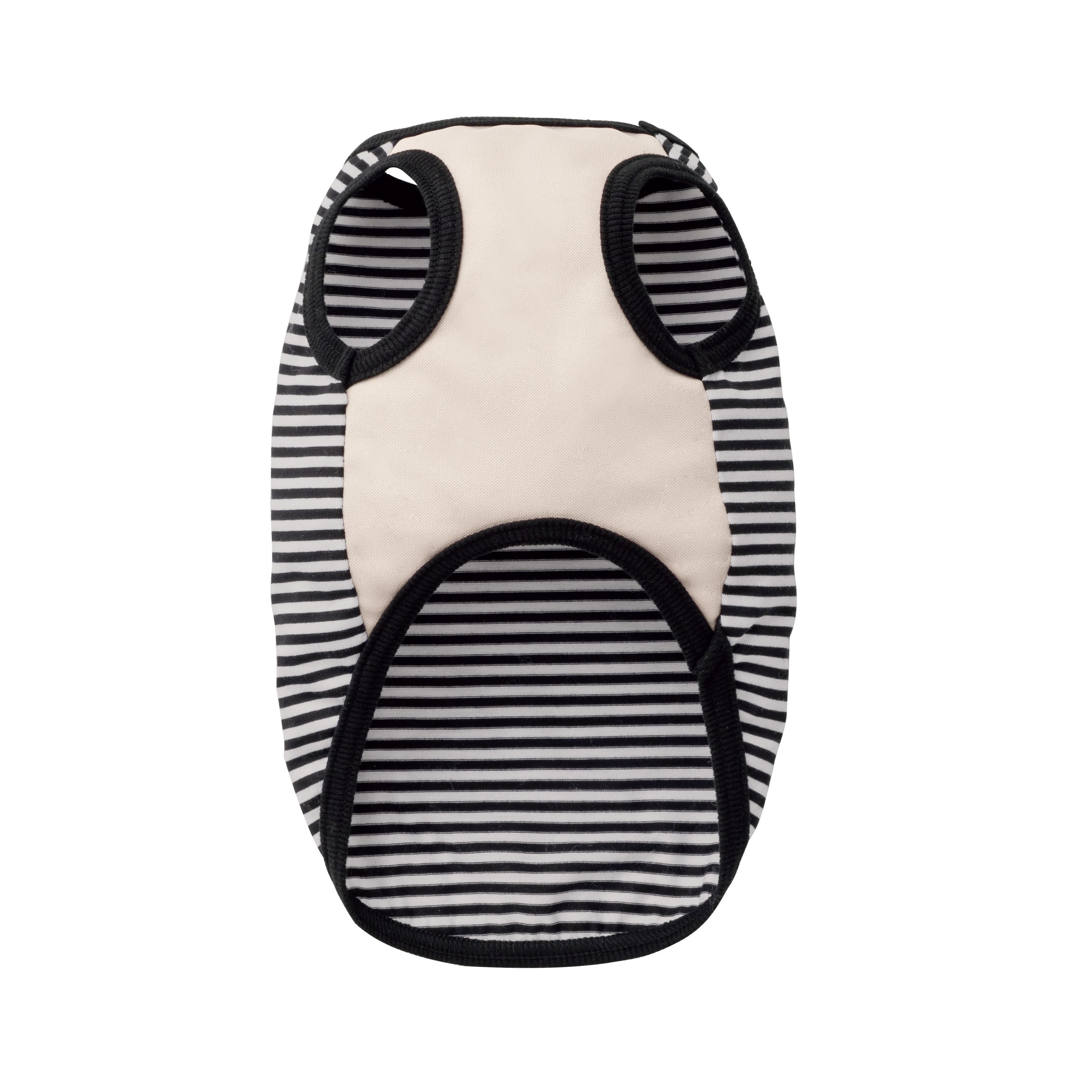 LaLa Relax 日本遠紅外線春夏輕薄條紋-灰×米 ｜SUMMER BORDER