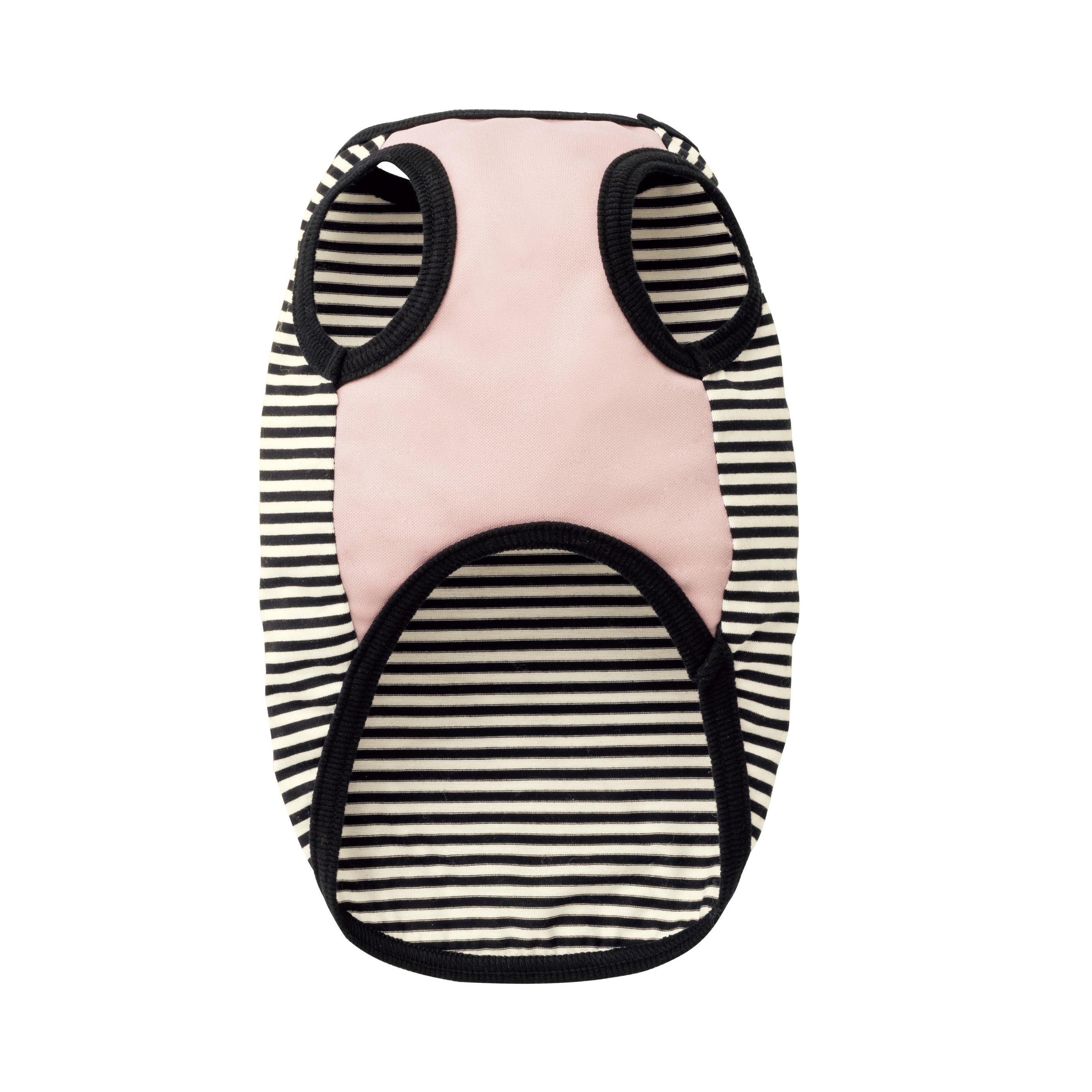 LaLa Relax 日本遠紅外線春夏輕薄條紋-黑×粉｜SUMMER BORDER