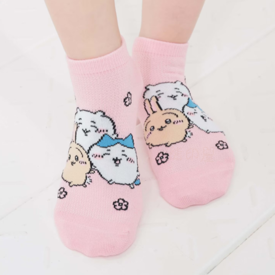 Chiikawa粉色襪子(23-25cm)(平行進口)