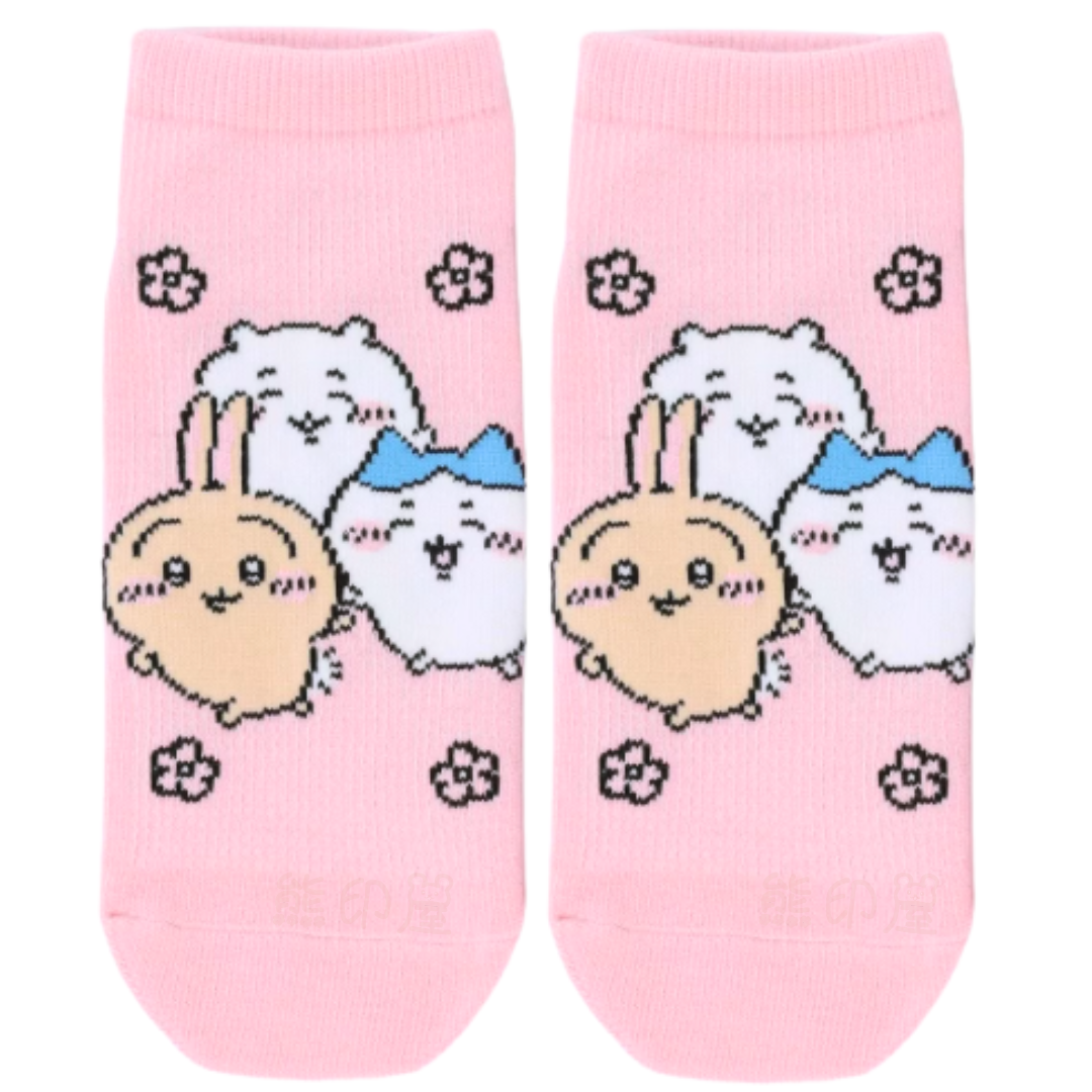 Chiikawa粉色襪子(23-25cm)(平行進口)