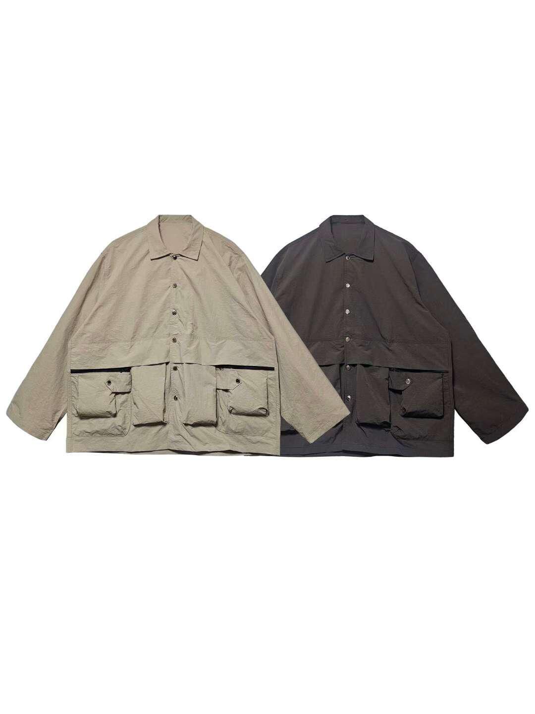 淨色反領開胸外套 F&c-102JK