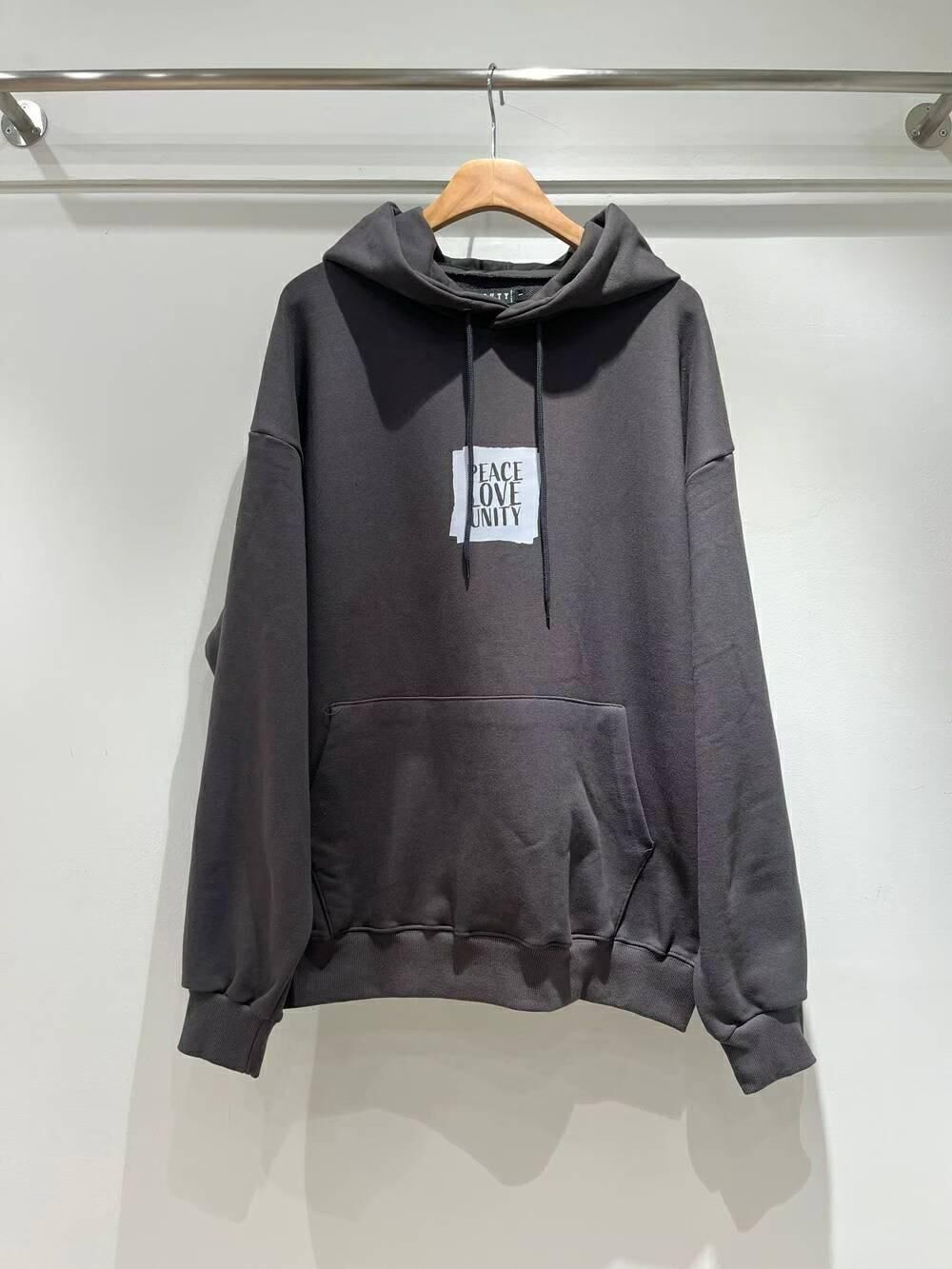 英文字圖案連帽衛衣 10.GVTY-0241T