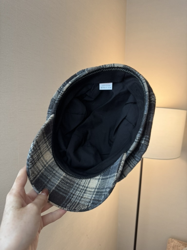 P21 毛料格紋帽