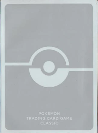 POKEMON CARD GAME CLASSIC CARD SLEEVES LIGHT GREY