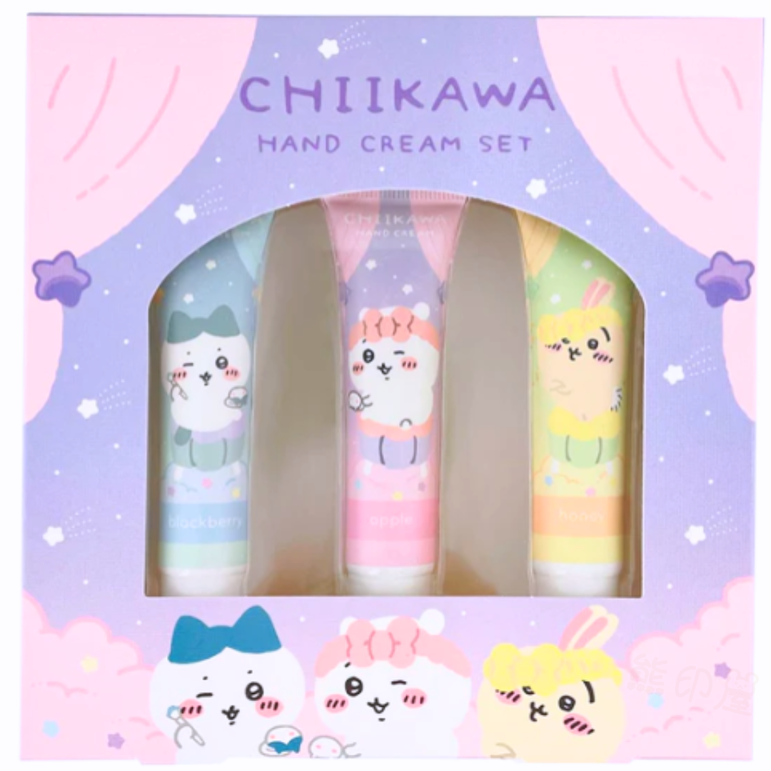 Chiikawa美妝造型護手霜3件套裝