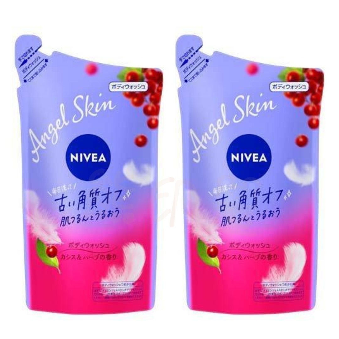 日本 Angel Skin 沐浴露 補充裝 (黑醋栗 草本香味) 360ml  X   2