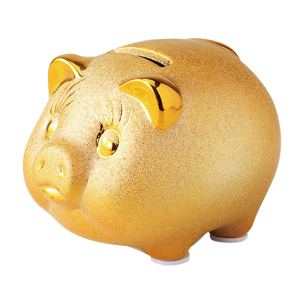 日本陶瓷招財金豬仔錢甖(中) (非日本製)