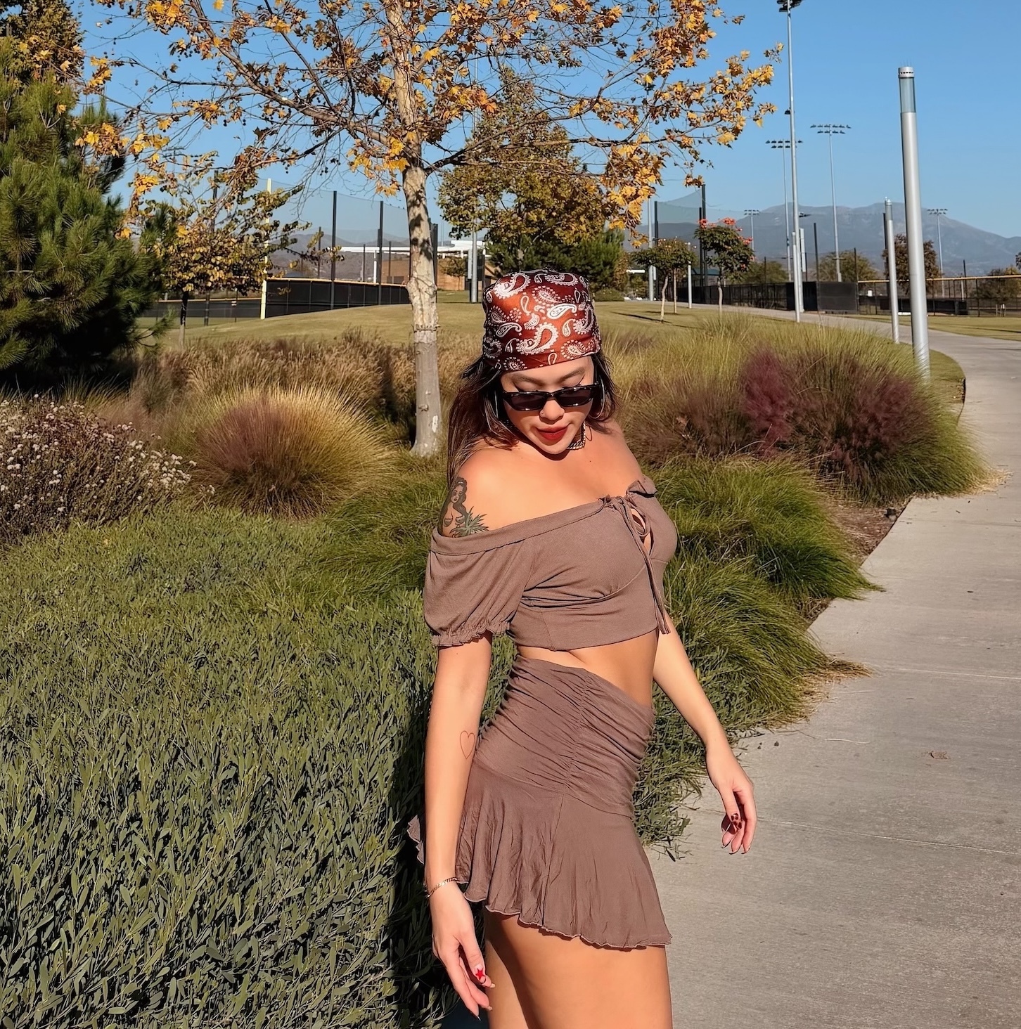 美式彈力抓皺短裙(3色)