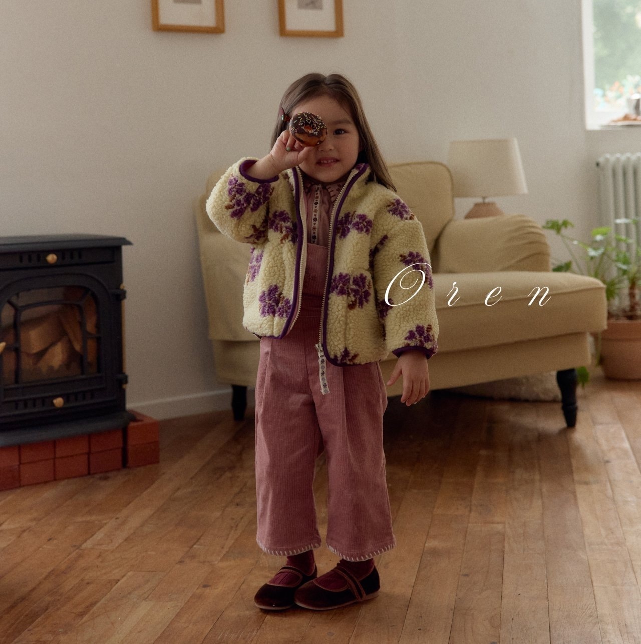 Oren Mellow Flower Fleece Jumper