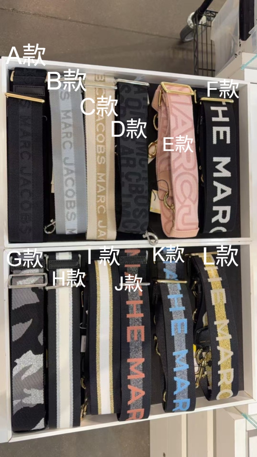 【直播】Marc Jacobs H102250 粗肩帶