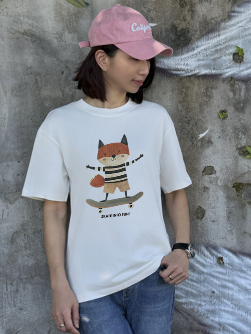 讓小狐狸跟妳一起★輕鬆穿出笑容與溫度的棉T