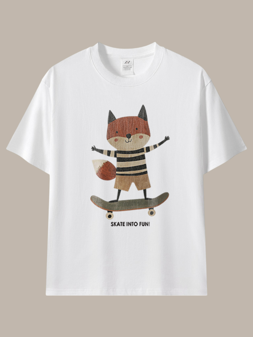 讓小狐狸跟妳一起★輕鬆穿出笑容與溫度的棉T