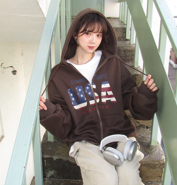 早秋預訂｜USA FLEECE HOODIE