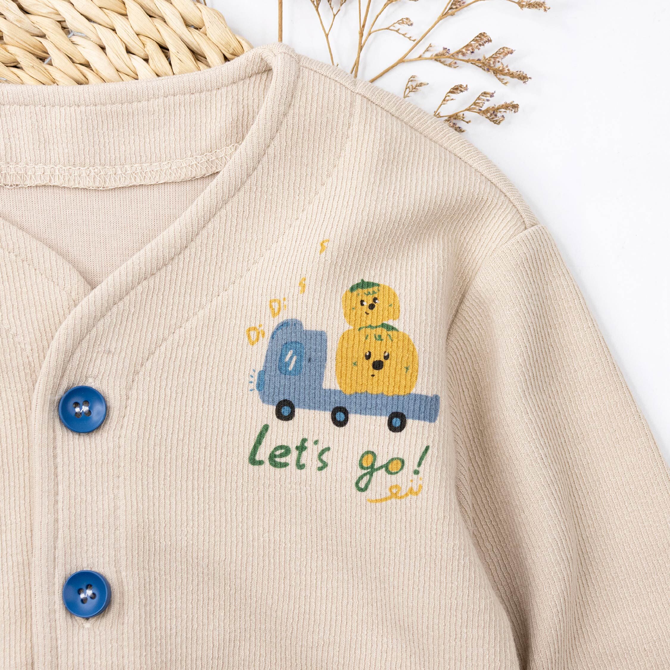 【H55037】DiDi南瓜小貨車開襟外套