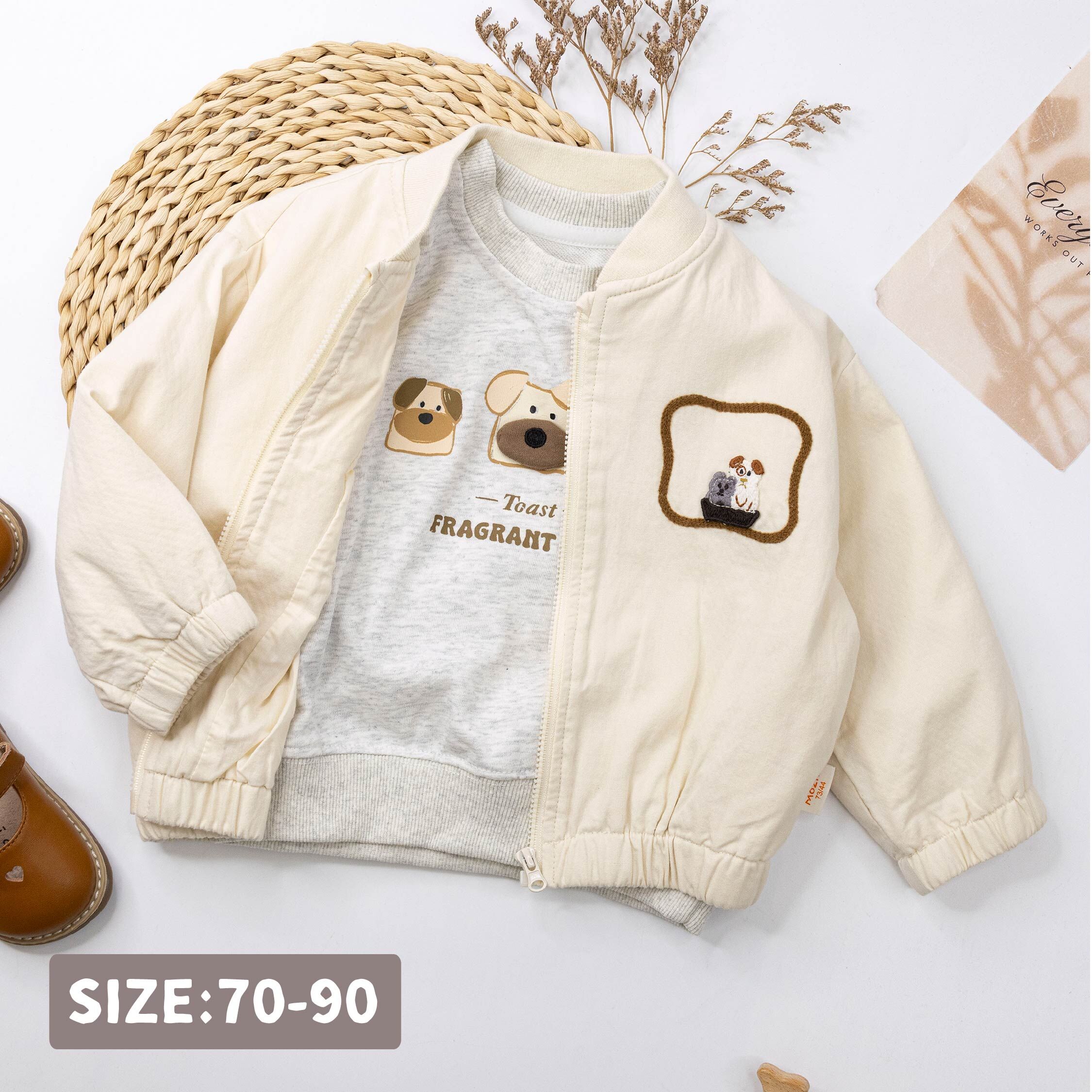 【H55038】日系率性圖標立領外套