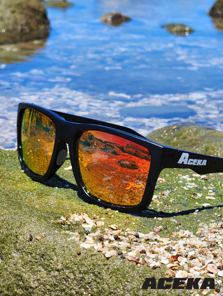 T-Rex 焰紅海澄浮水太陽眼鏡