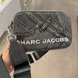 [S] MARC JACOBS BLACK 4F5HCR014H02-001 DENIM FLASH CROSSBODY, 196611752046 (SMJ596)