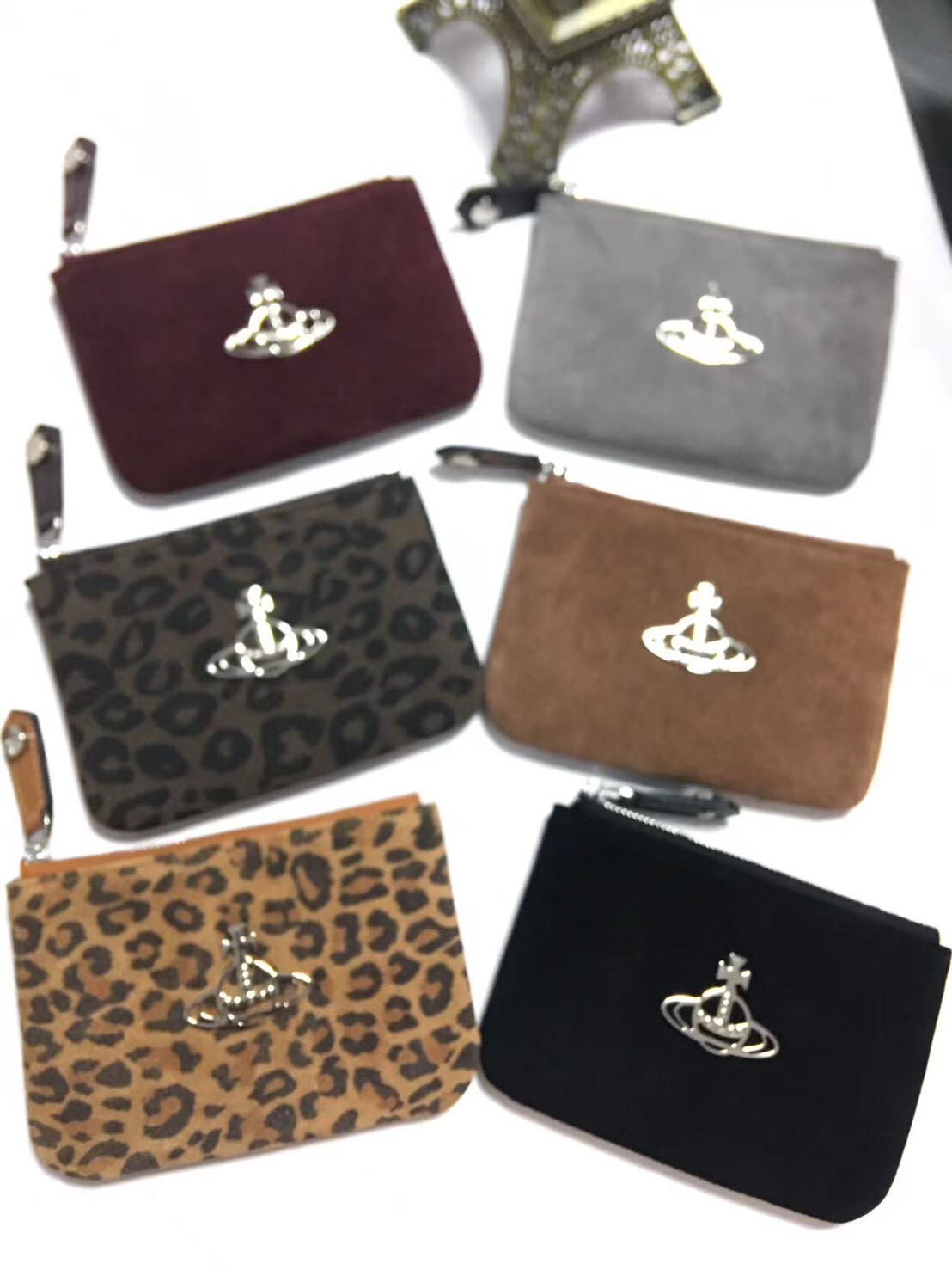 2453-【磨沙皮土星零錢包】