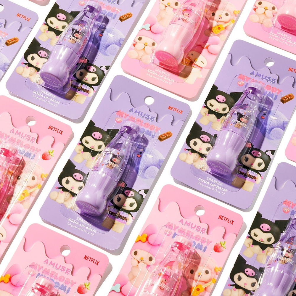 AMUSE [美樂蒂庫洛米聯名] 氣泡蘇打潤唇膏