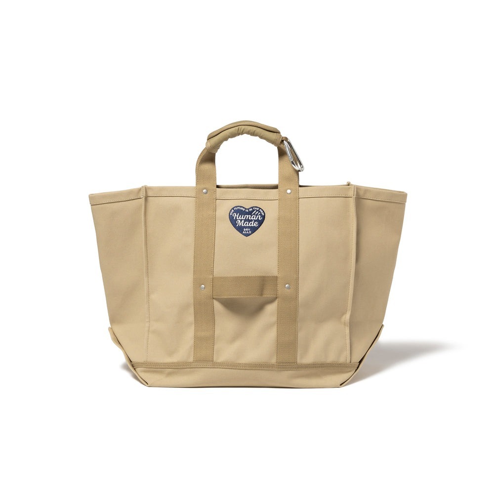 現貨┃HUMAN MADE TOTE BAG MEDIUM 愛心 帆布 復古 水洗 手提包 手提袋