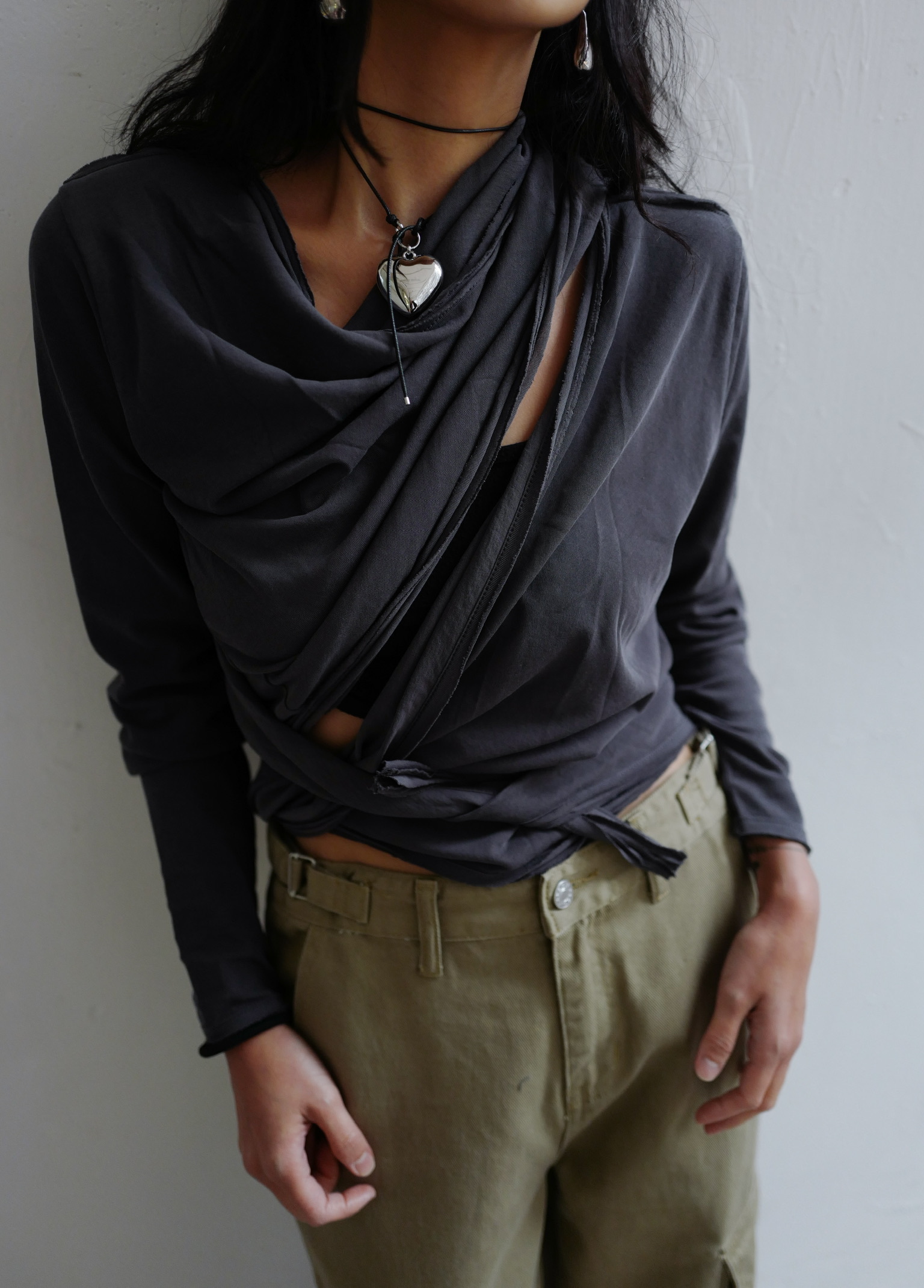 PDD Archive JK191 free style washed Blouse