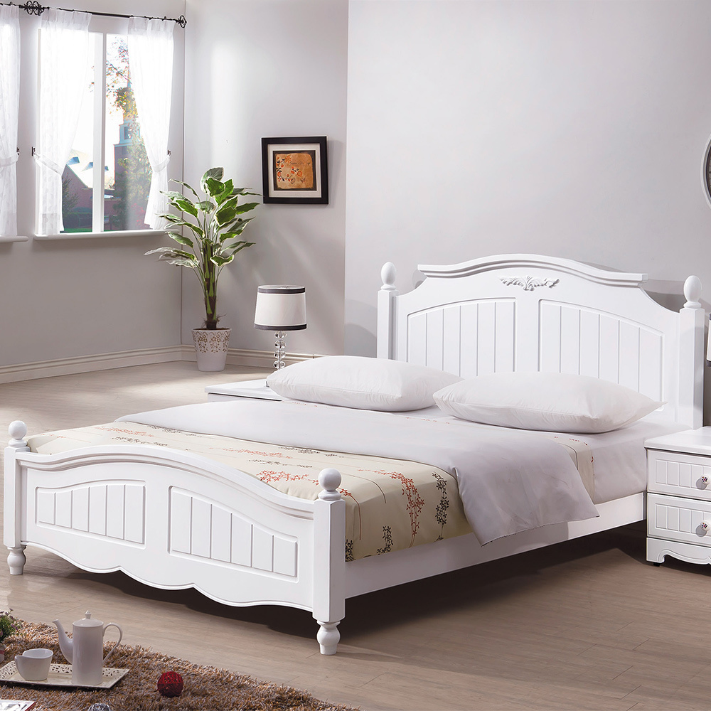 艾莎法式5尺雙人床組(不含床墊)