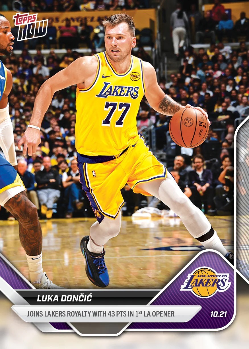 Luka Dončić - 2025-26 NBA Topps NOW®  官方授權球員卡