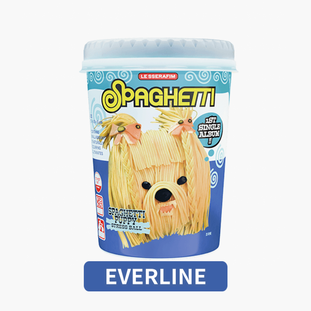 【EVERLINE】LE SSERAFIM 首張單曲專輯 - [SPAGHETTI] (STRESS BALL Ver.)