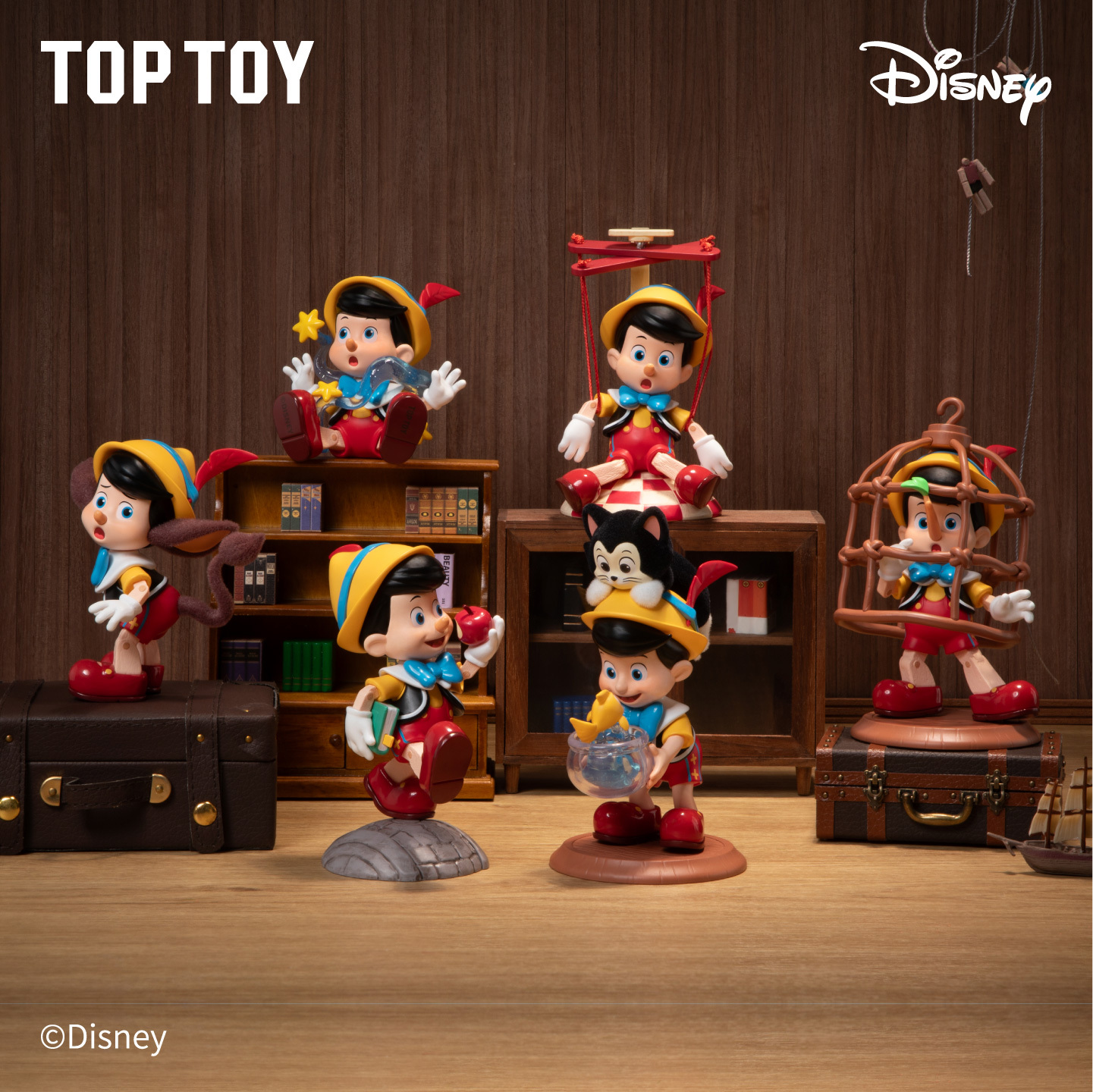 迪士尼皮諾丘成長日記盲盒 [6入/中盒]