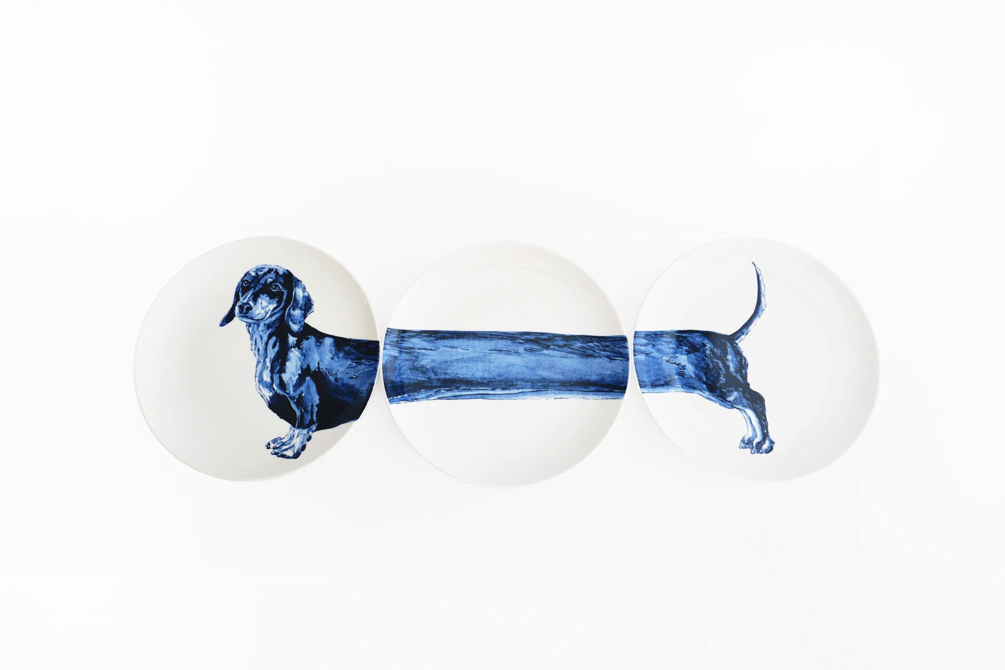 HEINEN DELFTS BLAUW｜掛式餐盤-Teckel Nhaan-26cm