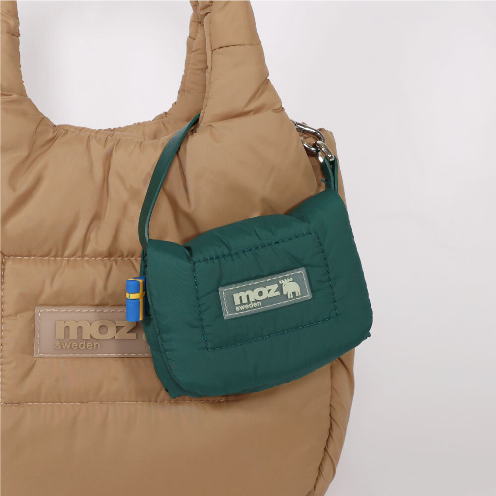 moz瑞典 駝鹿 Light mini 空氣 雲朵包 (深綠)
