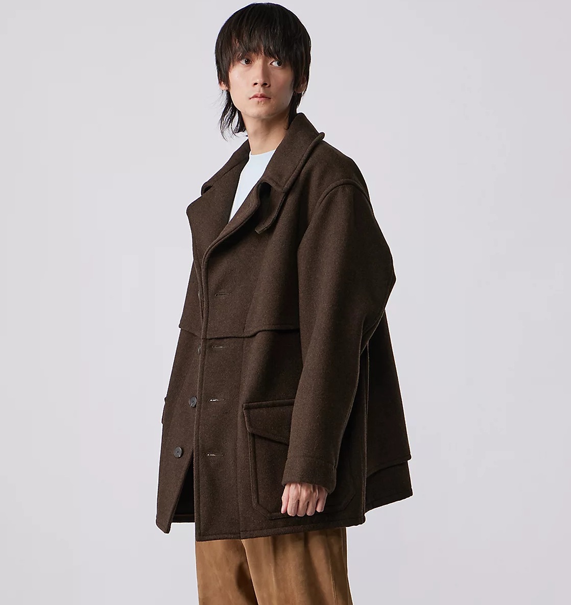 ON SALE: A.PRESSE U.S.ARMY MACKINAW COAT - BROWN SIZE 1 PRE ORDER ITEM (預訂中)